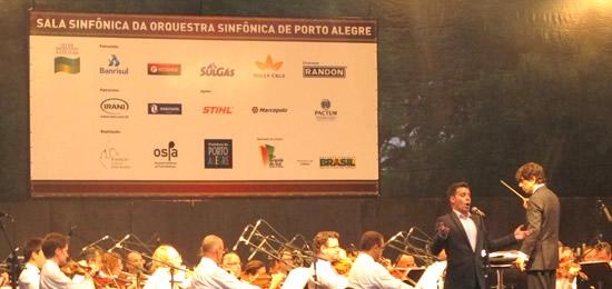 IRANI patrocina constru��o da Sala Sinf�nica da Ospa